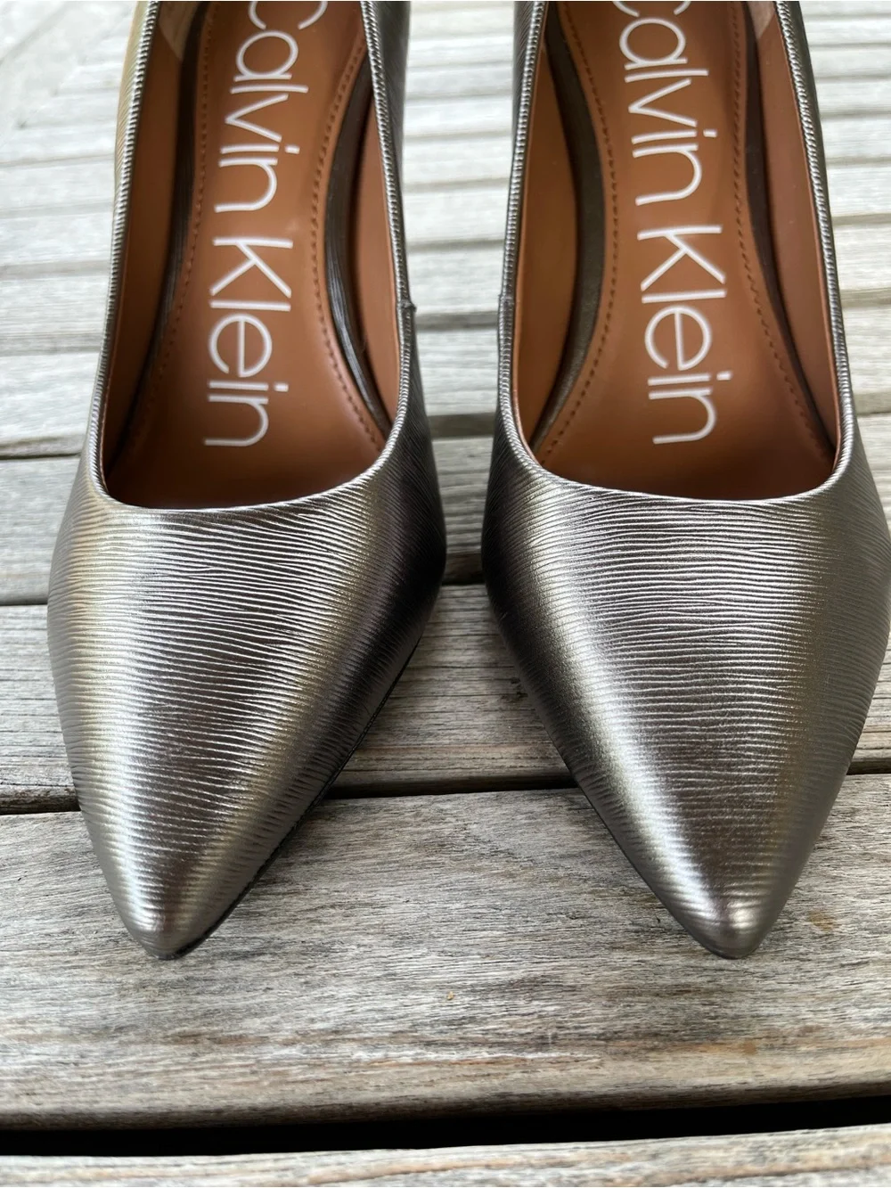 Calvin Klein Women's Gayle Classic Pointed Toe Stiletto Pumps Size 6 1/2